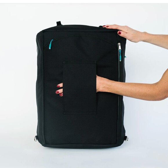 Tobiq Travel 45L Sleek Vik Black Travel Duffel. NWT - Picture 7 of 10